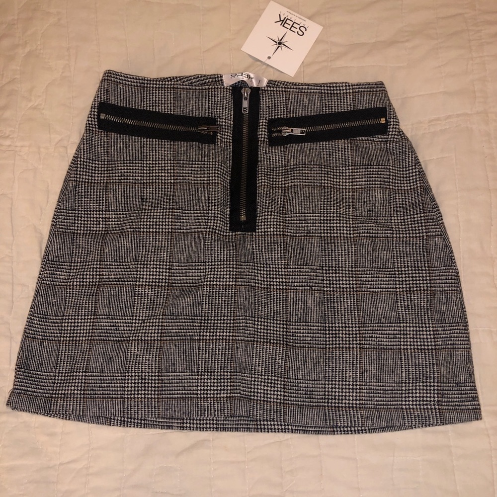 Plaid Mini Skirt